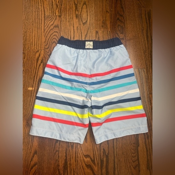 Gap boys swim trunks Sz. L striped blue - Picture 3 of 3